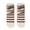 White, variant on MEICHEN Stockings for Women Women Striped Socks Mid Tube Autumn and Qinter All Long Tube Pure Cotton Pile Socks All Seasons Fashion Must Have