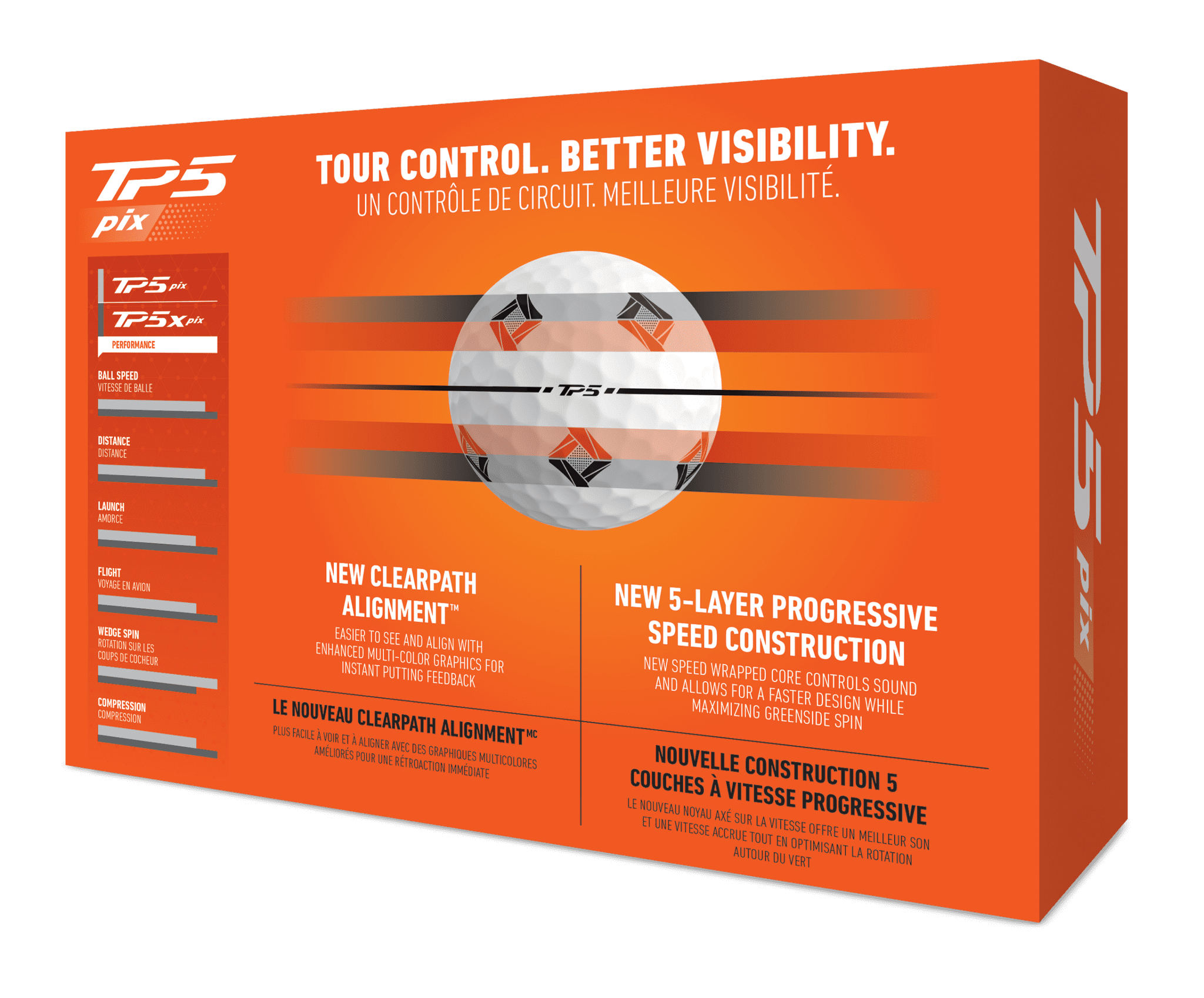 TaylorMade TP5 Pix Golf Balls