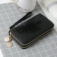 thumbnail image 4 of Cartera de cuero con cremallera alrededor Tarjeta de crédito de gran capacidad Cartera larga Cartera de mano MFZFUKR BST3001393-5, 4 of 5