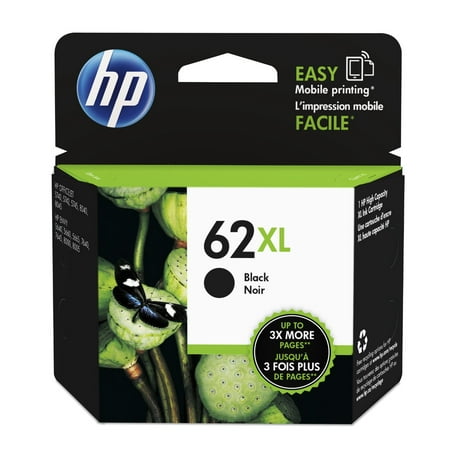 HP 62XL Black High Yield Original Ink Cartridge (Best Refill Ink For Hp Printer)