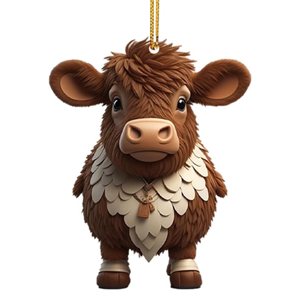 Llavero de Coche Llaveros Mochila Llaveros de Dibujos Animados Vaca Highland Para Mujer Chica
