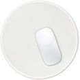thumbnail image 1 of , Premium-Textured Small Round Mousepad 8.7 x 8.7 Inch White, Stitched Edge Anti-Slip Waterproof Rubber Mouse Mat, Pretty Cute for Office Home Gaming Laptop Men Women Kids, 1 of 7