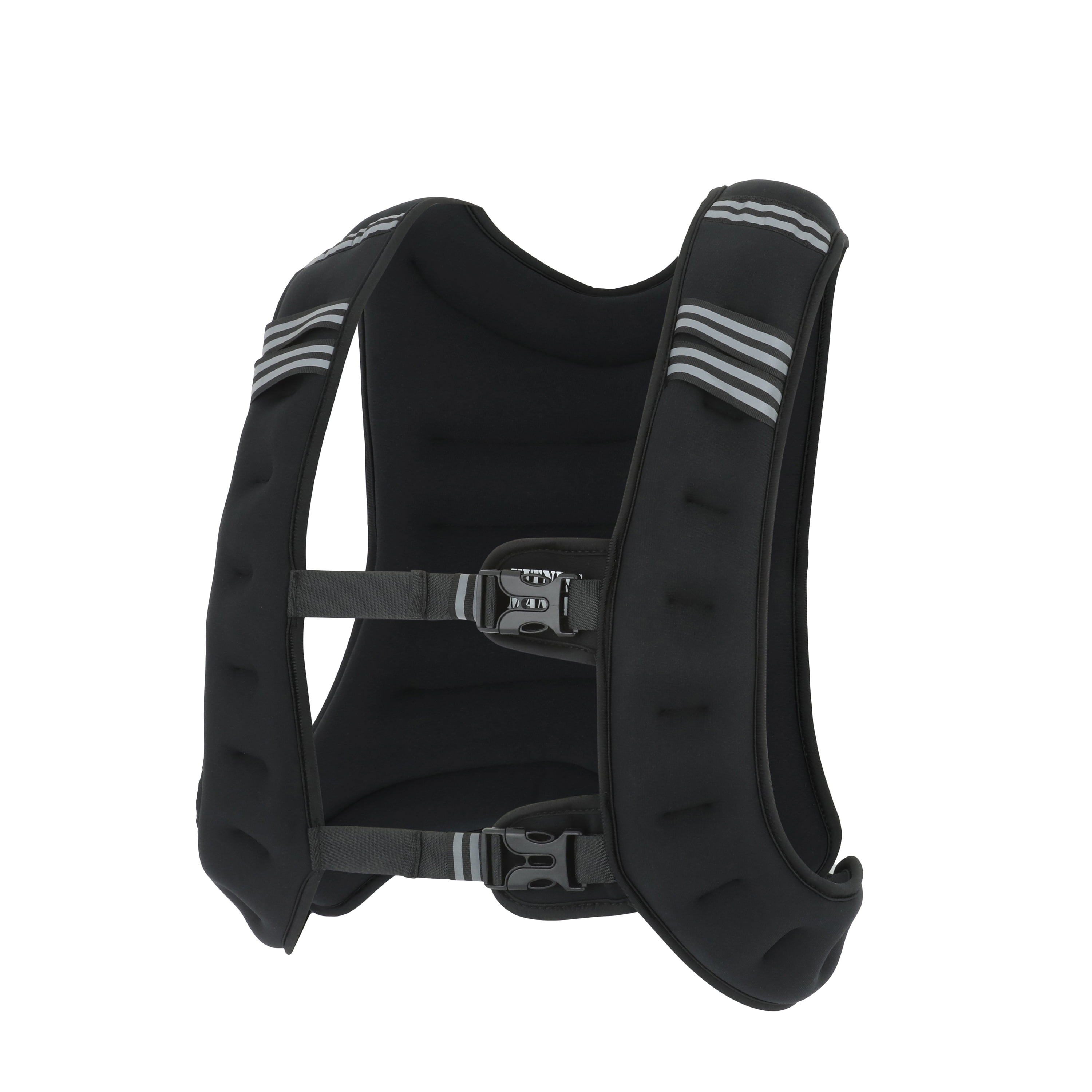 Weighted Vest, 15lb Workout Weight Vest with Reflective Stripe for Strength Training, Running, Weightlifting, Fitness, Muscle Building, and Weight Loss, Soft, Slim Design with Weights Included