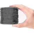 thumbnail image 3 of 2025 1.5mm/100 Yards Black Nylon Braided Lift Shade Cord Blind Cord Replacement String For Windows Roman Shade Rollers Repair Gardening Plant Beading, 3 of 5