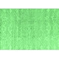 thumbnail image 1 of Ahgly Company Indoor Rectangle Solid Emerald Green Modern Area Rugs, 2' x 4', 1 of 4