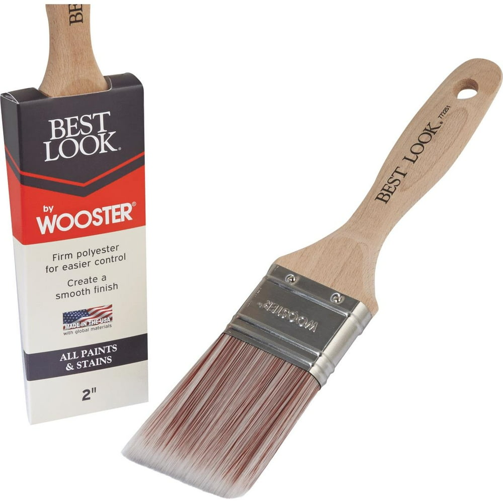 Best Look By Wooster 2 In. Flat Paint Brush D40242