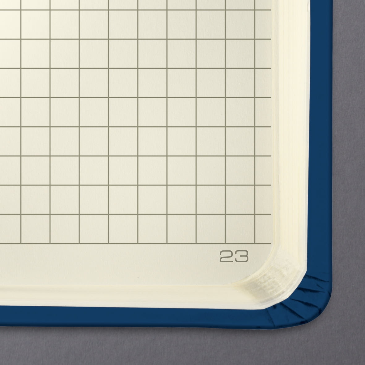 Sigel Hardcover Graph Notebook with Elastic Closure, Blue, A5 Journal Size (SGA5HES-BL)