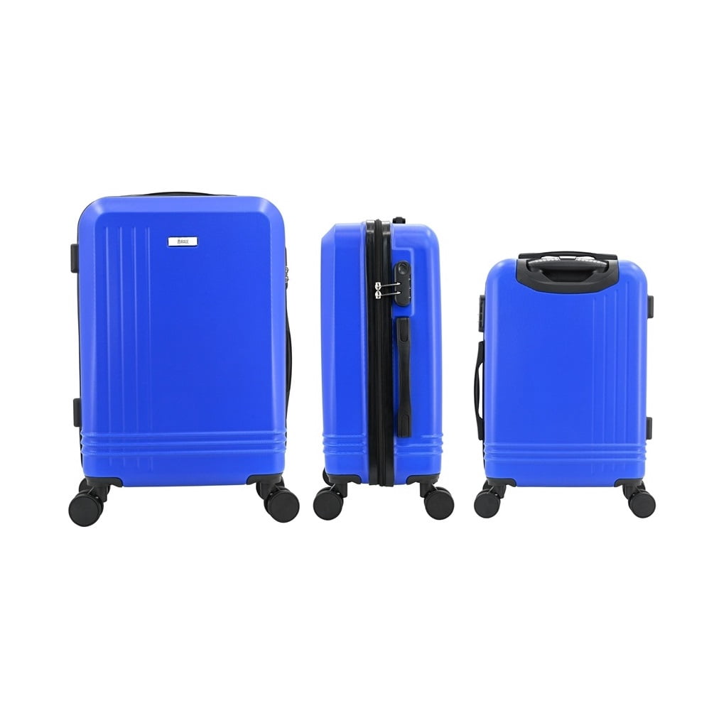 Alisa ABS Hard shell Lightweight 360 Dual Spinning Wheels Combo Lock 28" 24", 20" 3 Piece Luggage Set