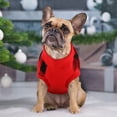 thumbnail image 6 of PUMYPOREITY Dog Sweater Vest Turtleneck Dogs Knitted Sweatshirt, Cold Weather Puppies Grid Pullover Pajamas, Autumn Winter Warm Pet Clothes Christmas Costumes for Small Medium Dogs Cats, 6 of 7
