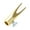 gold, variant on Eyebrow Pencil Sharpening Auxiliary Tool Adjustable Pencil Sharpener Guide Tool