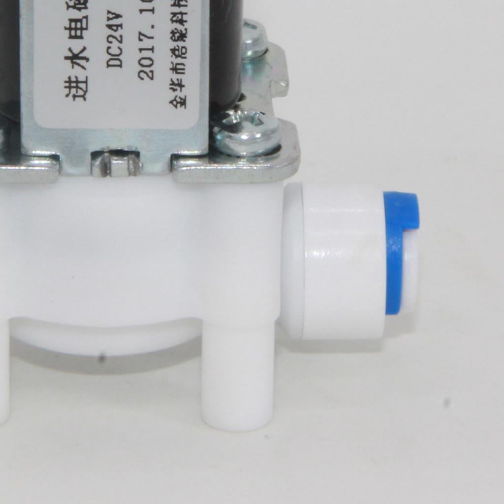 1/4 Plastic Electric Solenoid Valve Magnetic Water Dispenser Flow Open & Off  S 
