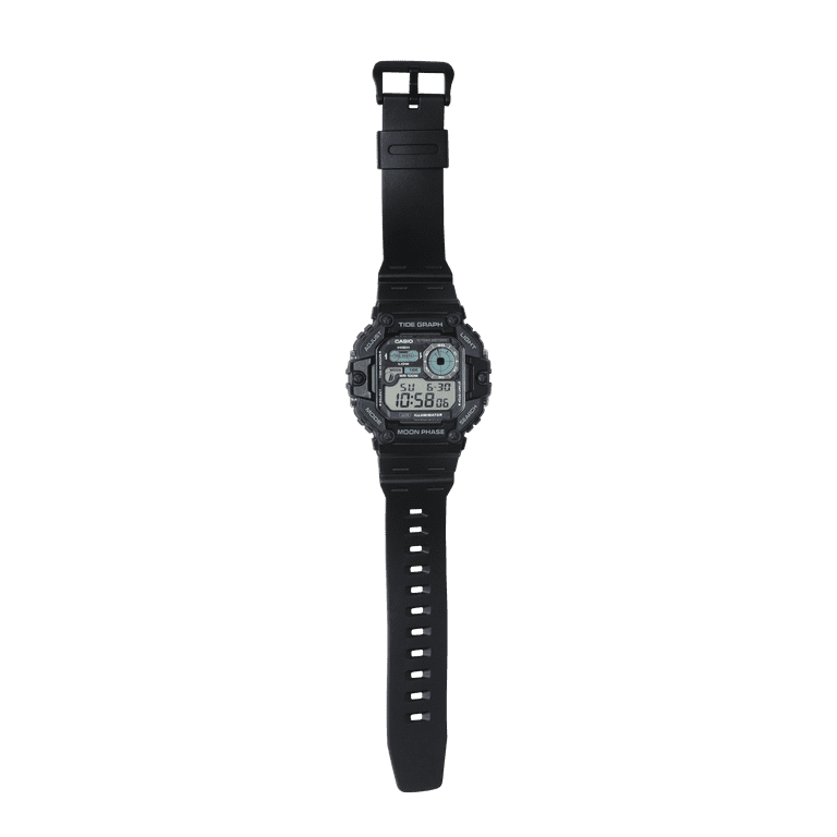 Casio Mens Digital Wristwatch Tide/Moon Graph Display Fishing Casio Mens Digital Wristwatch Tide/Moon Graph Display Fishing