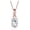 3-Rose Gold Plated-1CT-Moissanite, variant on Oval Cut 1ct 2ct Moissanite Solitaire Pendant Necklace for Women, Simulated Diamond 925 Sterling Silver 14k White Gold Plated Necklaces for Her VVS D-F, 18 Inch Box chain