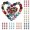 Light Blue-LB-home supplies, variant on LEFTHIGH Home 12pcs Heart Shaped Christmas Bauble Ornaments Tree Hanging Decor Valentine's Day Wedding Anniversary PVC 6 Matte 6 Glossy Christmas Kitchen Decor