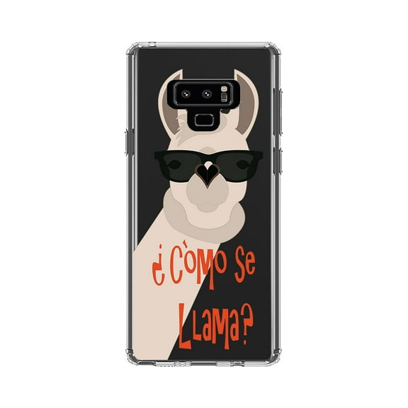 DistinctInk Clear Shockproof Hybrid Case for Samsung Galaxy Note 9 - TPU Bumper, Acrylic Back, Tempered Glass Screen Protector - Cómo se Llama?