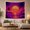 Golden Sea Sun, variant on Ocean Waves Tropical with Beach Sunset Tall Palm, Mystical Fantasy for Space Lovers, Galaxy Room Decor, Valentine'S Day Gift, Tapestry Wall Hanging for Bedroom and Dorm
