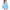 Light Blue, variant on Oudiya Girls Tutu Belted Fluffy Black Dress Summer Party Wedding Flower Dress for Kids 3-11Y