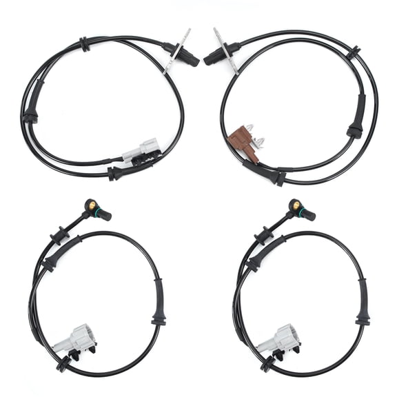 MOCA AUTOPARTS 4PCS Front Rear Left Right ABS Wheel Speed Sensor Fit for Nissan Frontier 2.5L 4.0L