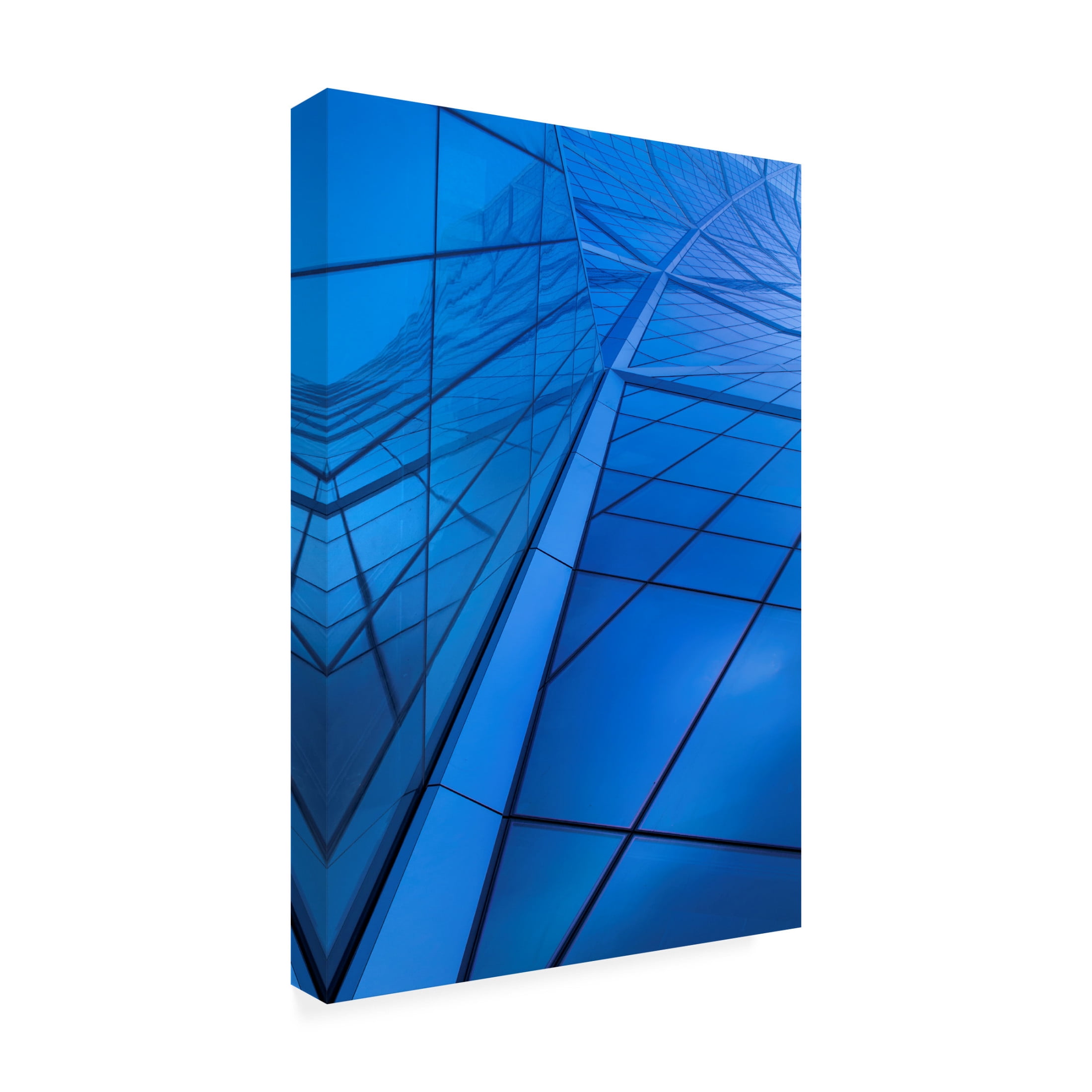 Canvas Wall Art - Jure Kravanja 'Blue' Wall Art for Living Room, Bedroom, or Office D?cor by Trademark Fine Art - 22 x 32 Inches