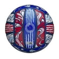 Wilson Graffiti Outdoor Volleyball, Official Size, Red/White/Blue
