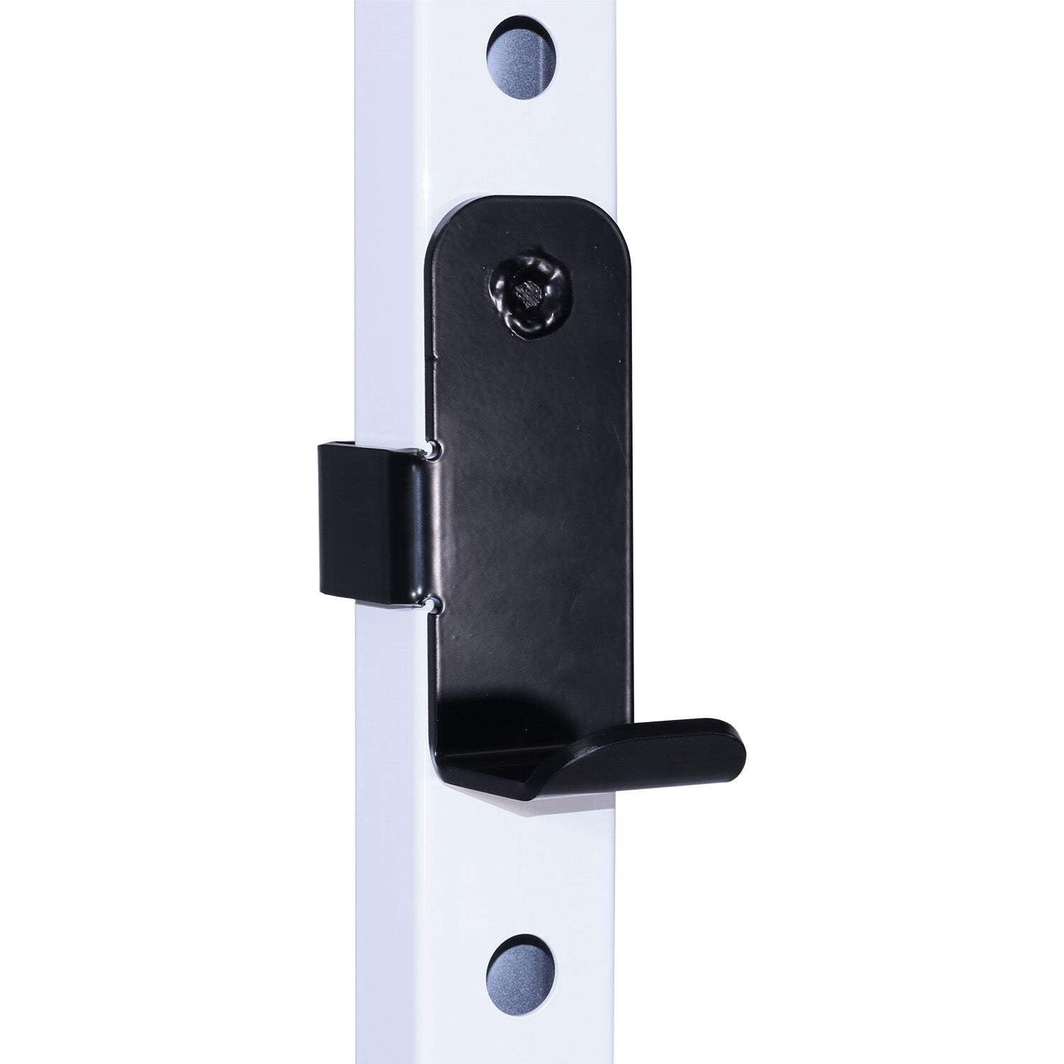 Deltech Fitness Power Rack with Lat Attachment Model #DF825L, Powder Coated Steel
