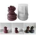 Silicone Candle Mold 3D Coiled Snake Aromatherapy Mould Practical