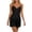 Black, variant on SHTXOZHI Womens Sleeveless Lace Trim Tank Top Pajamas Set Cute Breathable Ruffle Sleepwear Solid Color Homewear
