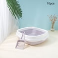 thumbnail image 2 of Lavabo para arena para gatos, bandeja para arena para gatos, lavabo grande para excrementos de gatos, lavabo para arena para gatos, funcionalidad inteligente, 2 of 6
