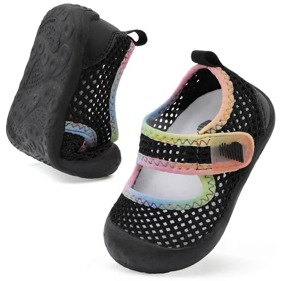 JOINFREE Toddler Boys Girls Breathable Sport Water Shoes Kids Wide Quick-Dry Swim Shoes for Beach Swim Pool