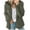 Army Green, variant on LEAVINGSUO Fall Winter Clearance Cardigans for Women Plus Sizes Fashion Womens Warm Faux Coat Jacket Winter Zipper Solid Long Sleeve Outerwear Black XL