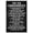 Frame-style, variant on The Ten Commandments Canvas Wall Art Christian Bible Verse Scripture Posters Black Wood Grain Religious Decor Living Room Bedroom Home Office Church Inspirational