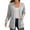 Gray, variant on Makaor Womens Lightweight Knit Jacket Coat Solid Plus Size Long Sleeve Outerwear Winter Warm Tops Clothes with Pockets