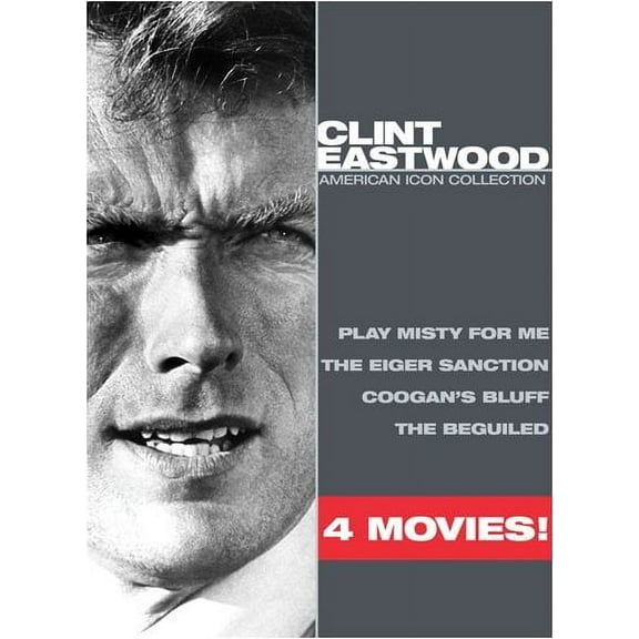 Clint Eastwood American Icon Collection (Play Misty for Me / The Eiger Sanction / Coogan's Bluff / The Beguiled)