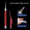 thumbnail image 3 of Ear Cleaner Ear Candles with LED Light Ear Wax Cleaner Kit Stainless Steel Ear Care (Red), 3 of 5