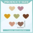 thumbnail image 2 of 56 Pcs Heart Crochet Applique 7 Colors Knitting Wool Yarn Heart Patches Handmade Knitting Ornament Accessories, 2 of 5
