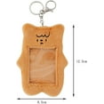 thumbnail image 6 of LANFENG Kpop Photocard Holder Keychain Y2K Kawaii Korean Cardholder Plush Devil Cover Cute Aesthetic Photo Sleeve 3 Inch, 6 of 6