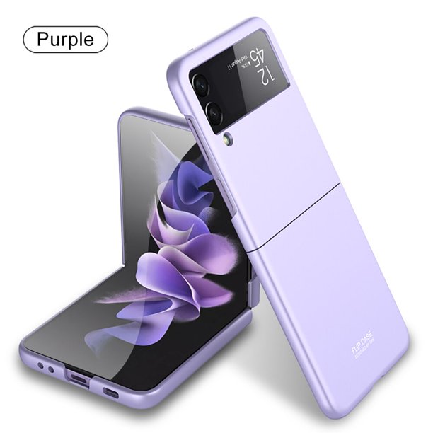 Funda de lujo para teléfono Samsung Galaxy Z, carcasa dura y fina de alta resistencia, con sensación de piel mate, para modelo Filp 3, 5G qym unisex