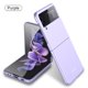 thumbnail image 1 of Funda de lujo para teléfono Samsung Galaxy Z, carcasa dura y fina de alta resistencia, con sensación de piel mate, para modelo Filp 3, 5G qym unisex, 1 of 2