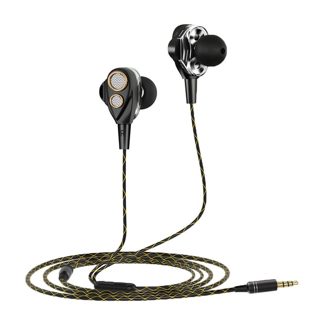 Running Earbud Sport Auriculares estéreo para juegos 6D Auriculares intrauditivos Auriculares de teléfono con controlador dual Eigraketly EL0888-01B