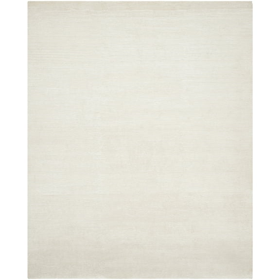 SAFAVIEH Mirage Isidor Solid Overdyed Area Rug, Ivory, 10' x 14'