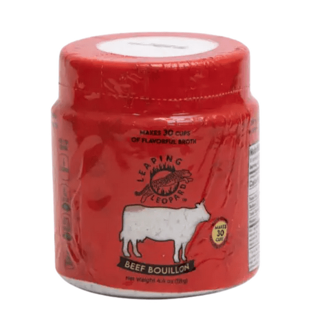 Leaping Leopard Beef Bouillon, Vegan Powder Stock Seasoning, Great