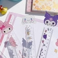 thumbnail image 2 of 12cm Cute Sanrio Ruler Cartoon Cinnamonroll Kuromi My Melody Transparent Ruler Primary School Student Stationery Measuring Tool, 2 of 6