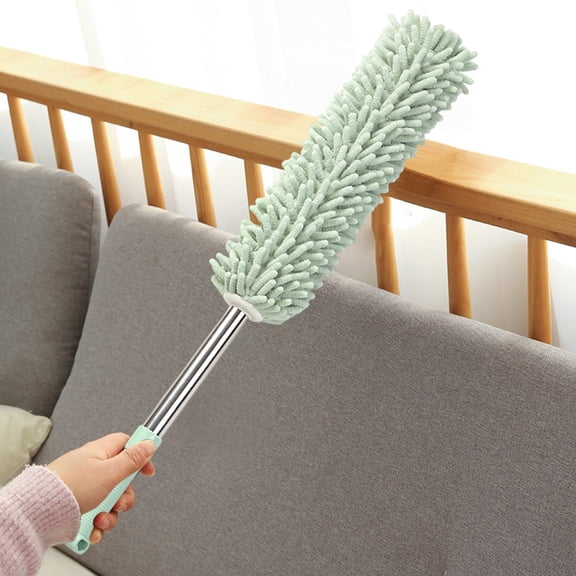 Dusting Duster,Snowler Extendable Dusting Brush Multi Purpose Cleaning For Home And Car With Detachable And Washable Cloth Head