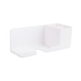 thumbnail image 1 of Wall Mounted Hair Dryer Holder Comb Lotion Cream Storage Rack Organizer for Home Bedroom Bathroom Cable Container Holder, 1 of 4