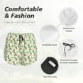thumbnail image 4 of Salouo Flower With Ladybug Print Women's 2 in 1 Running Shorts Double-Layer Shorts Athletic Workout Gym Yoga Shorts Running Shorts for Women-Medium, 4 of 7