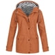 thumbnail image 1 of Chaquetas y abrigos casuales sin capucha de manga larga para mujer, chaqueta impermeable lisa, chaquetas para exteriores, impermeable con capucha, abrigo cortavientos para mujer, 1 of 4