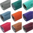 thumbnail image 2 of Self-Adhesive Suede Leather Fabric Wrap for Car Interior, Artificial Stretch Film Stickers for Furniture Craft - Green, 7.87x59in, 2 of 12
