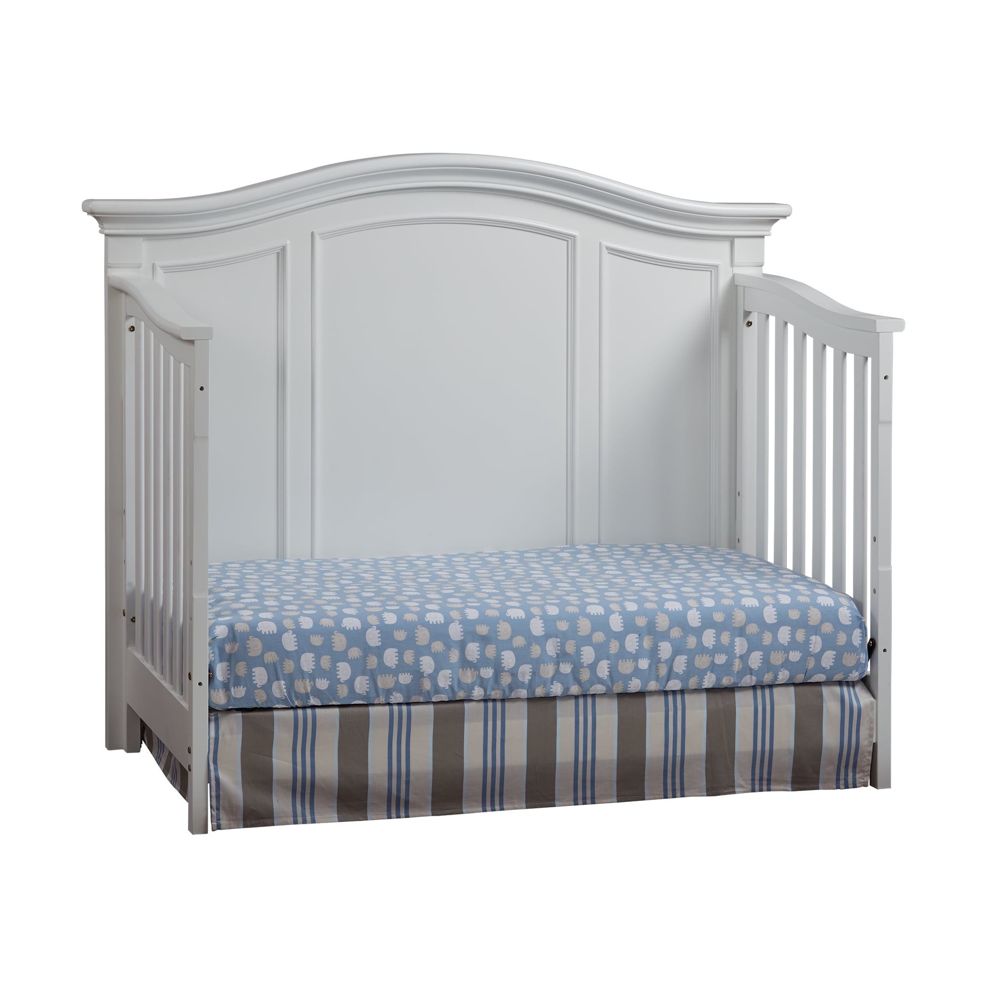 Baby Cache Glendale 4-in-1 Convertible Crib in Pure White