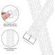 thumbnail image 2 of Lace Silicone Band Compatible with Apple Watch Band 38mm 40mm 42mm 44mm Women-(42/44/45MM white), 2 of 4
