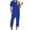 Blue, variant on LEKODE Sweat Pants and Hoodie Set Women Matching Sweat Set Two Piece Tracksuit for Women Two Piece Outfits Summer Sets 2 Piece Shirt Pants Streetwear Home Sets Two Piece Sets for Women Dressy Black L
